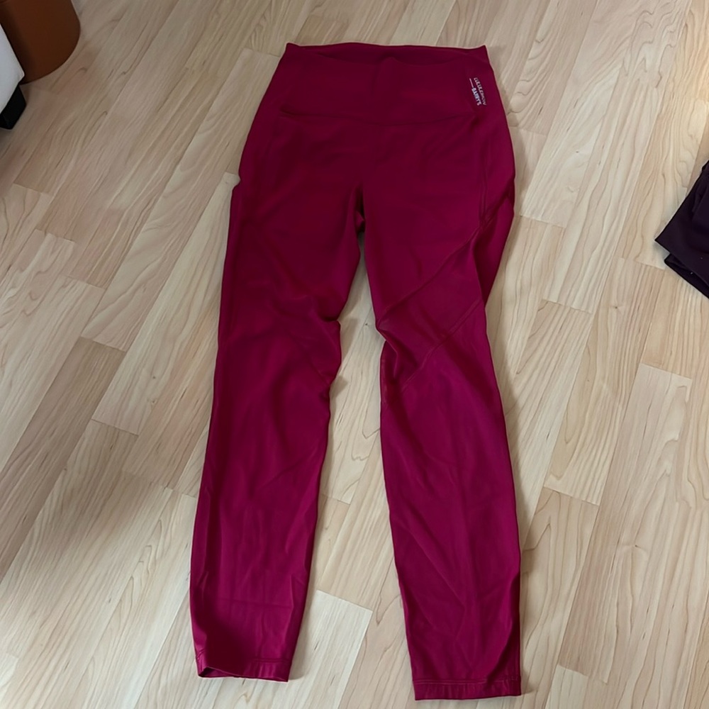 lululemon x Barry’s mesh cropped leggings